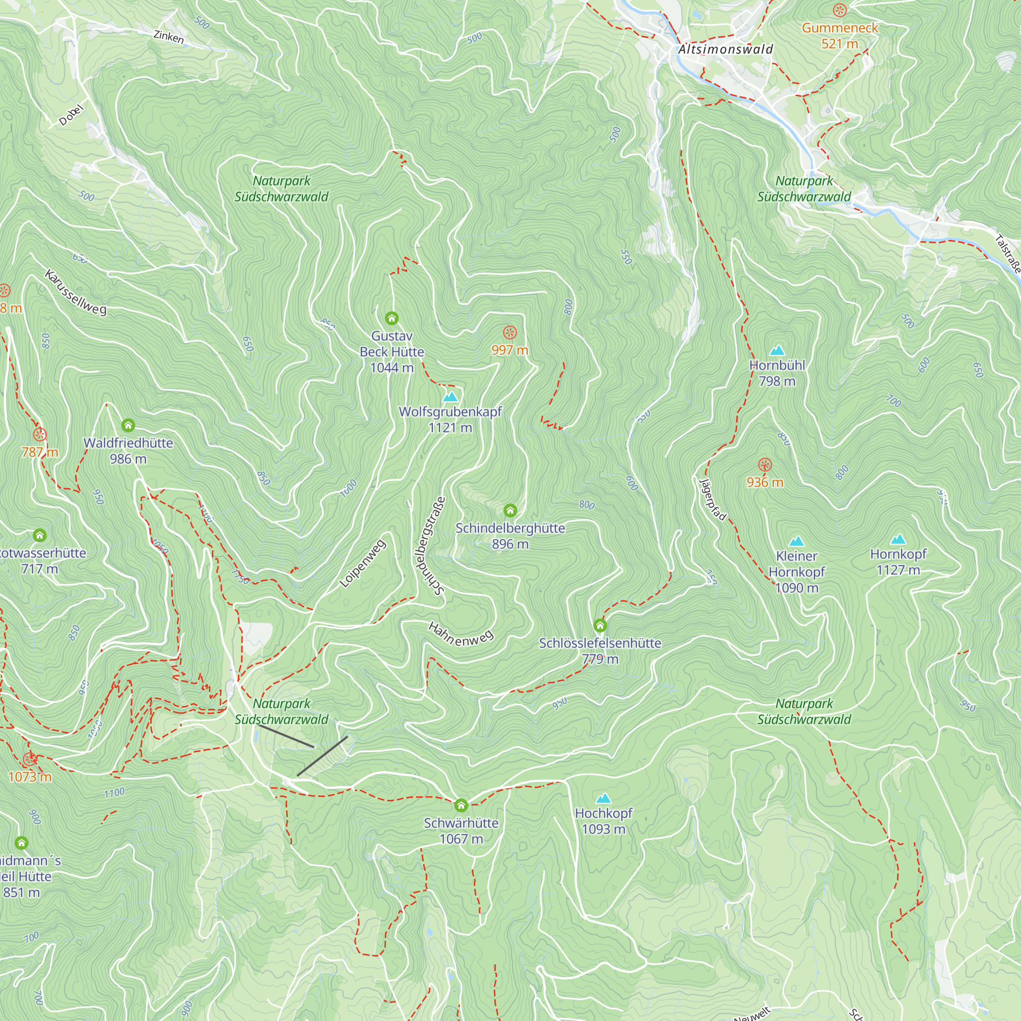 Schindelberghütte map