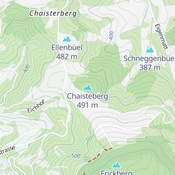Map of Chaisteberg
