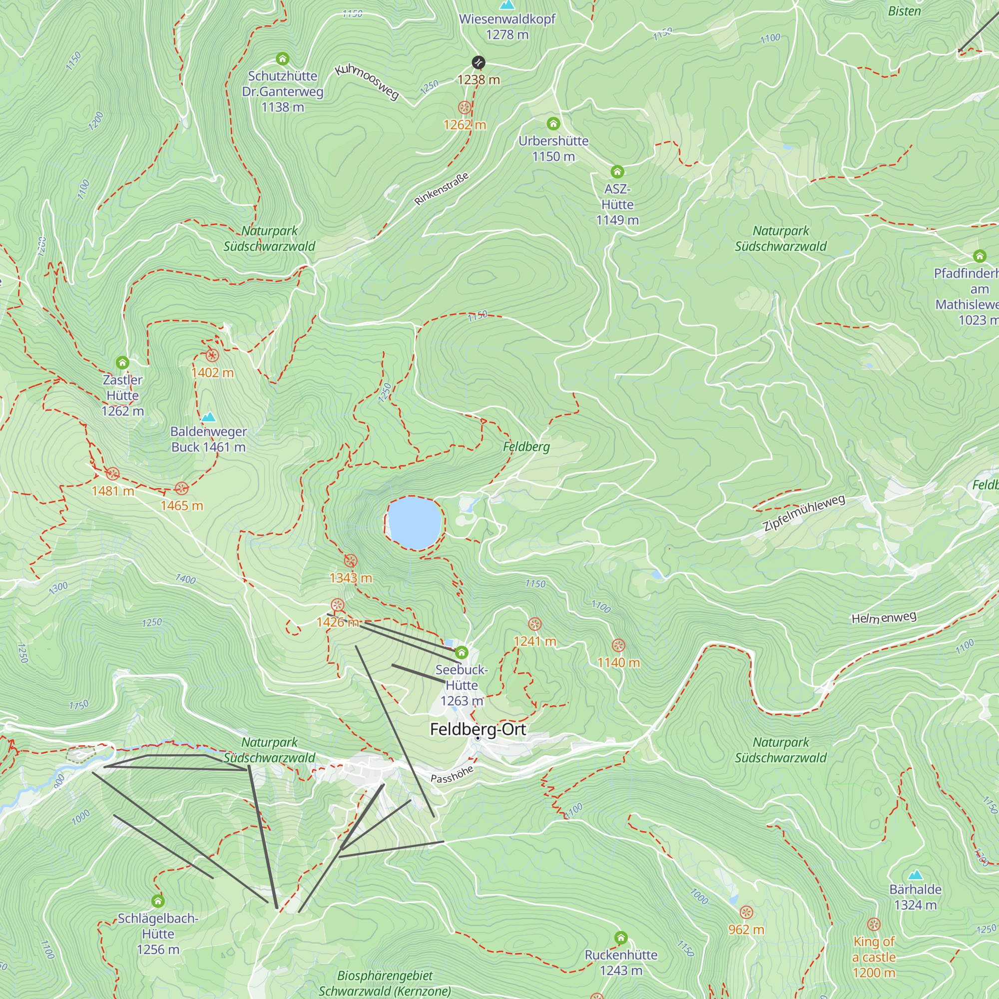 Räuberhütte map