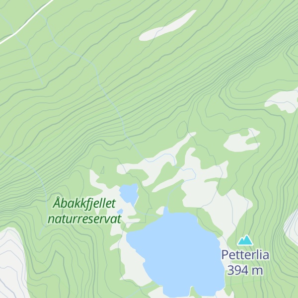 Map of Tomtjønnbakken
