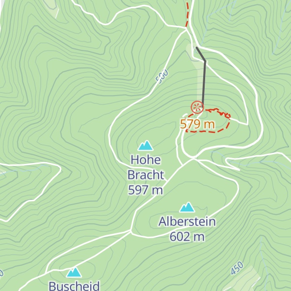 Map of Hohe Bracht