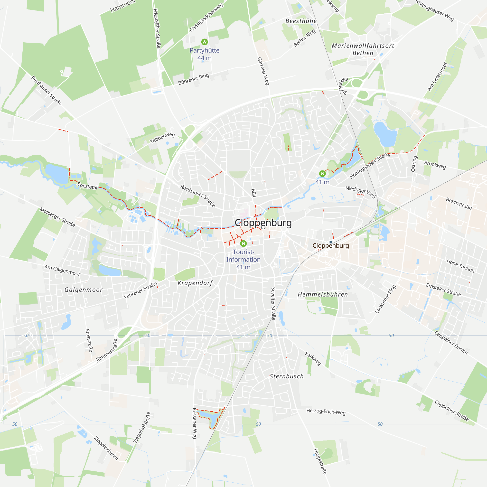 Tourist-Information map