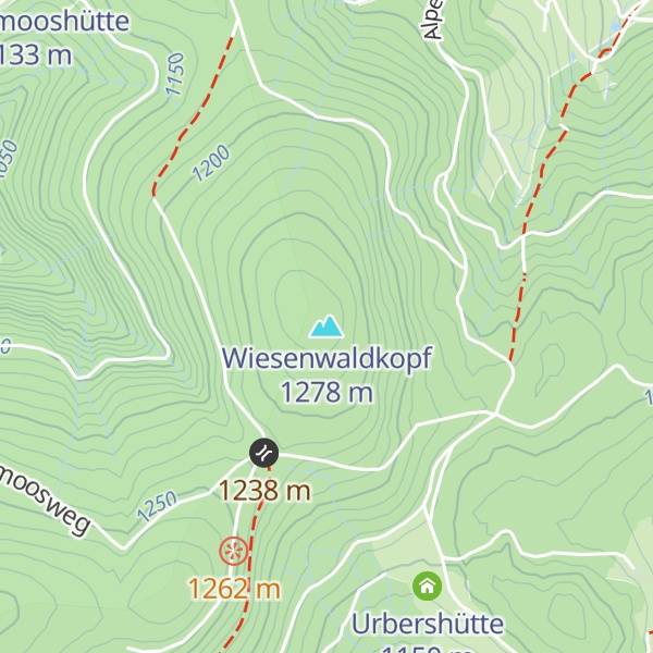Map of Wiesenwaldkopf