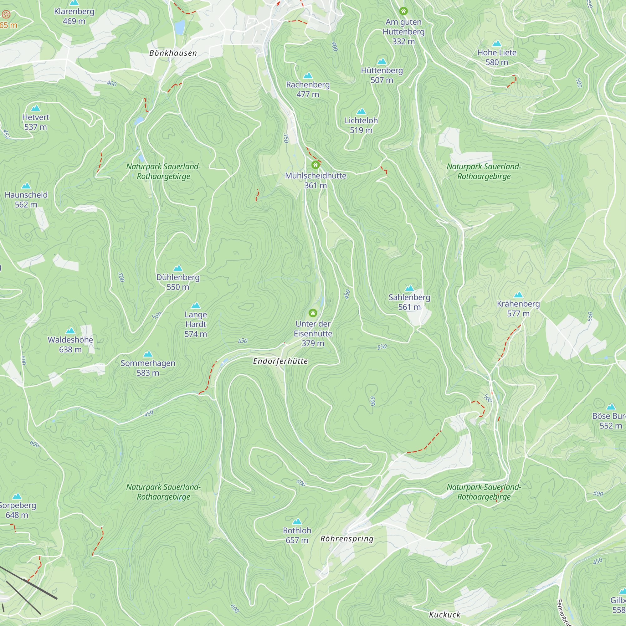 Unter der Eisenhütte map
