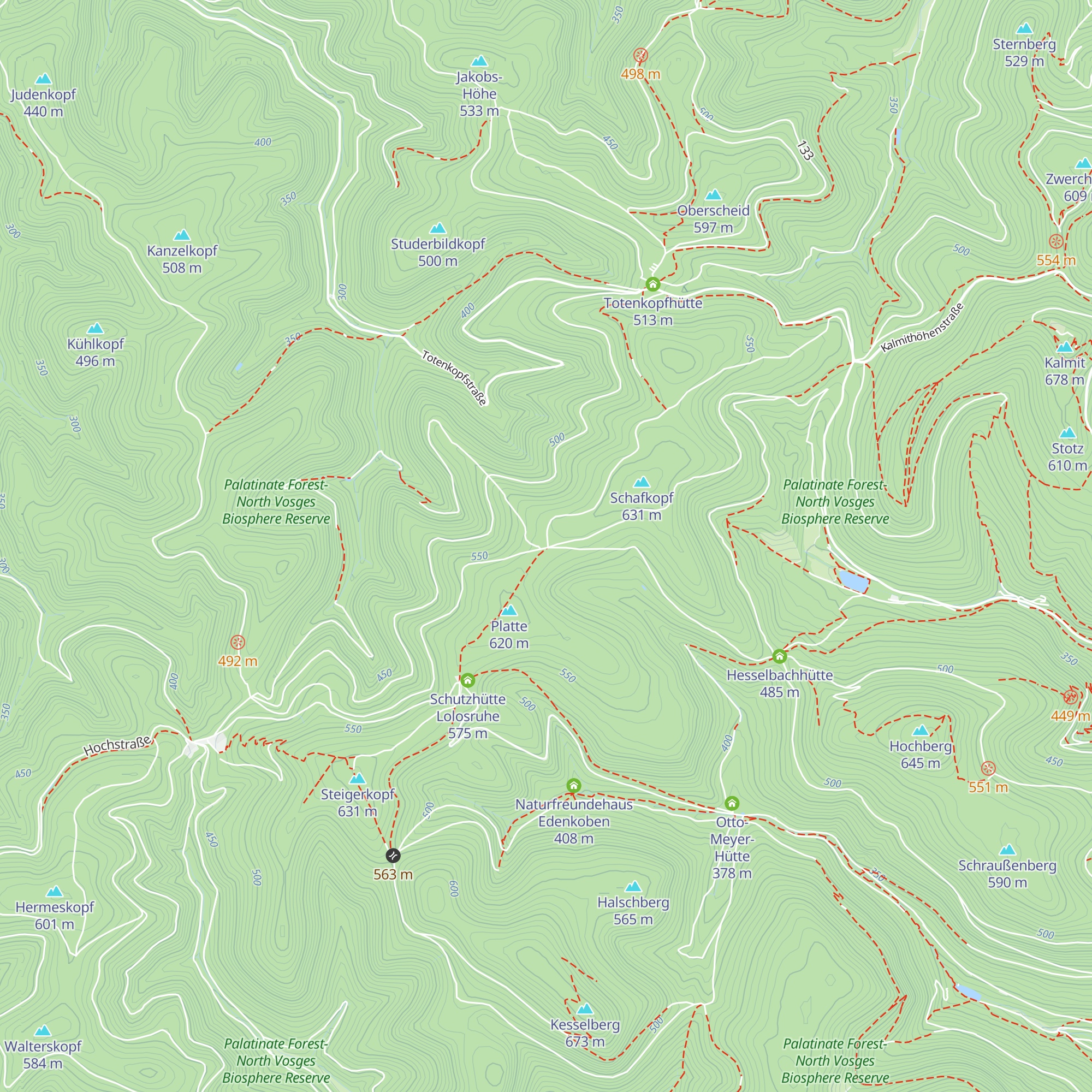 Fronbaum-Hütte map