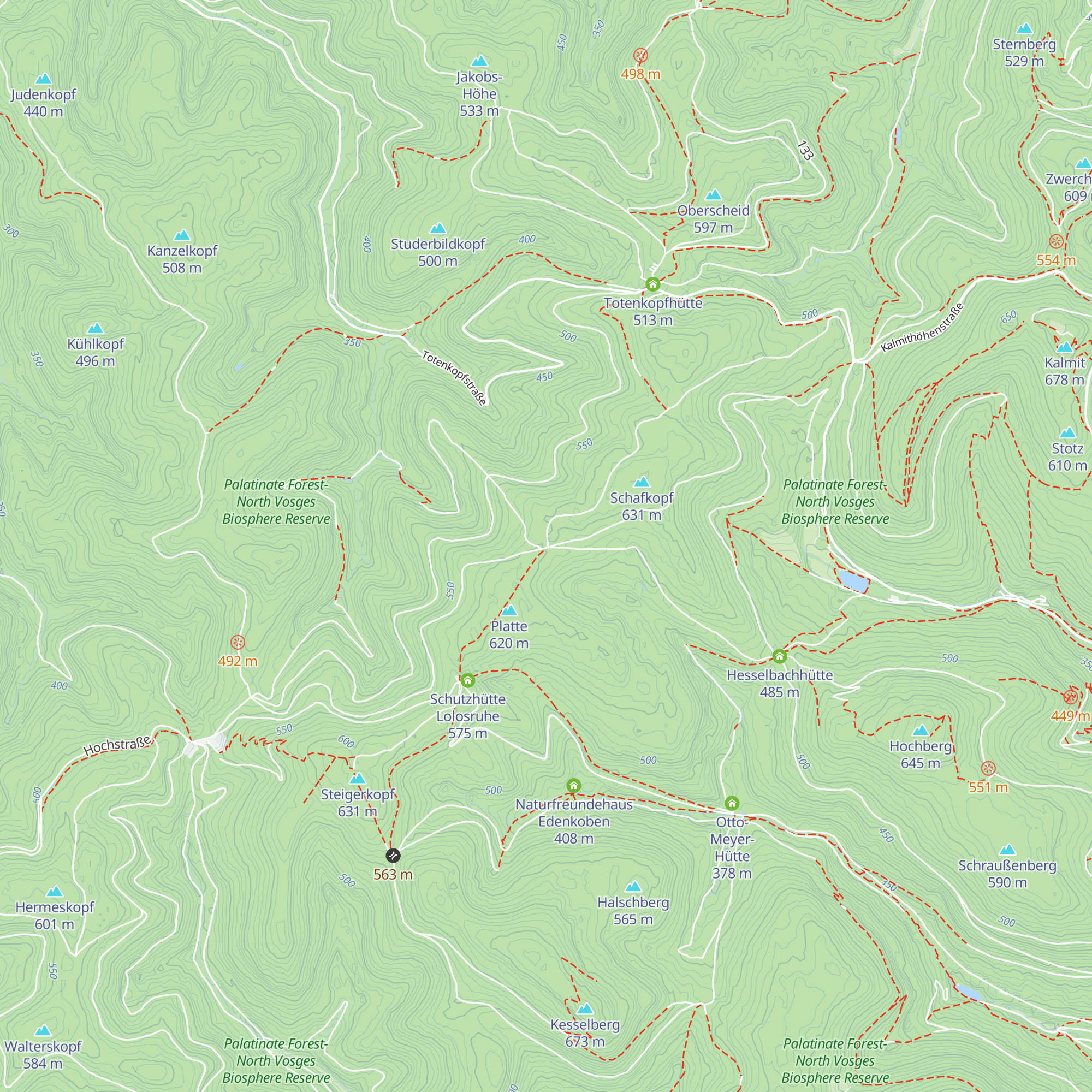 Fronbaum-Hütte map