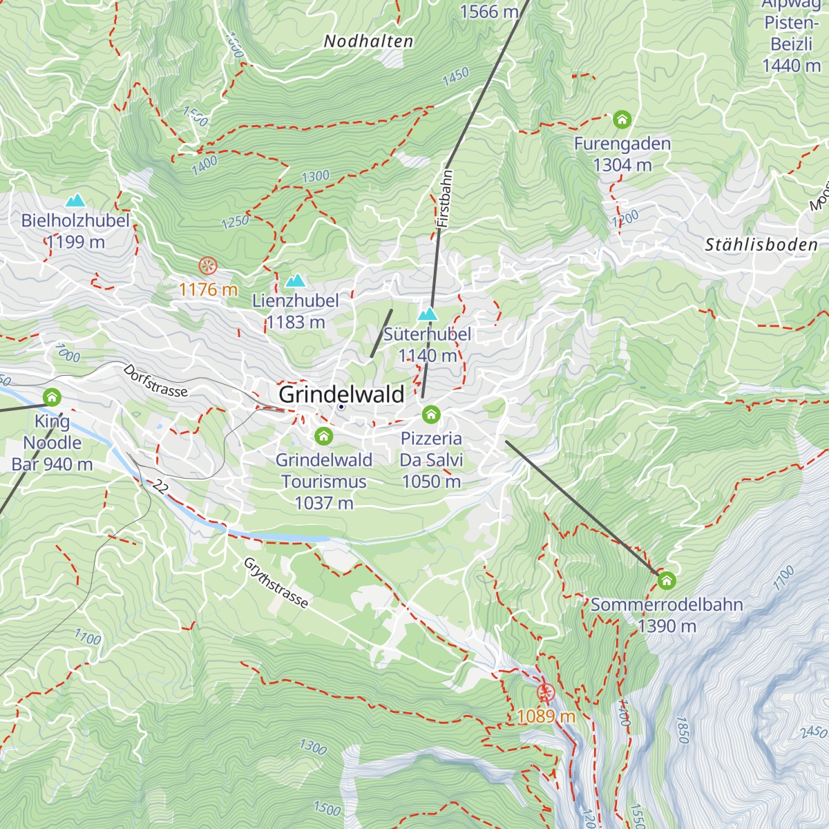 Alte Post map