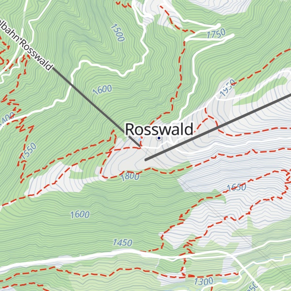 Map of Restaurant Adler Rosswald
