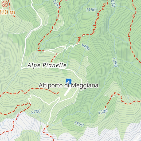 Map of Rifugio Meggiana