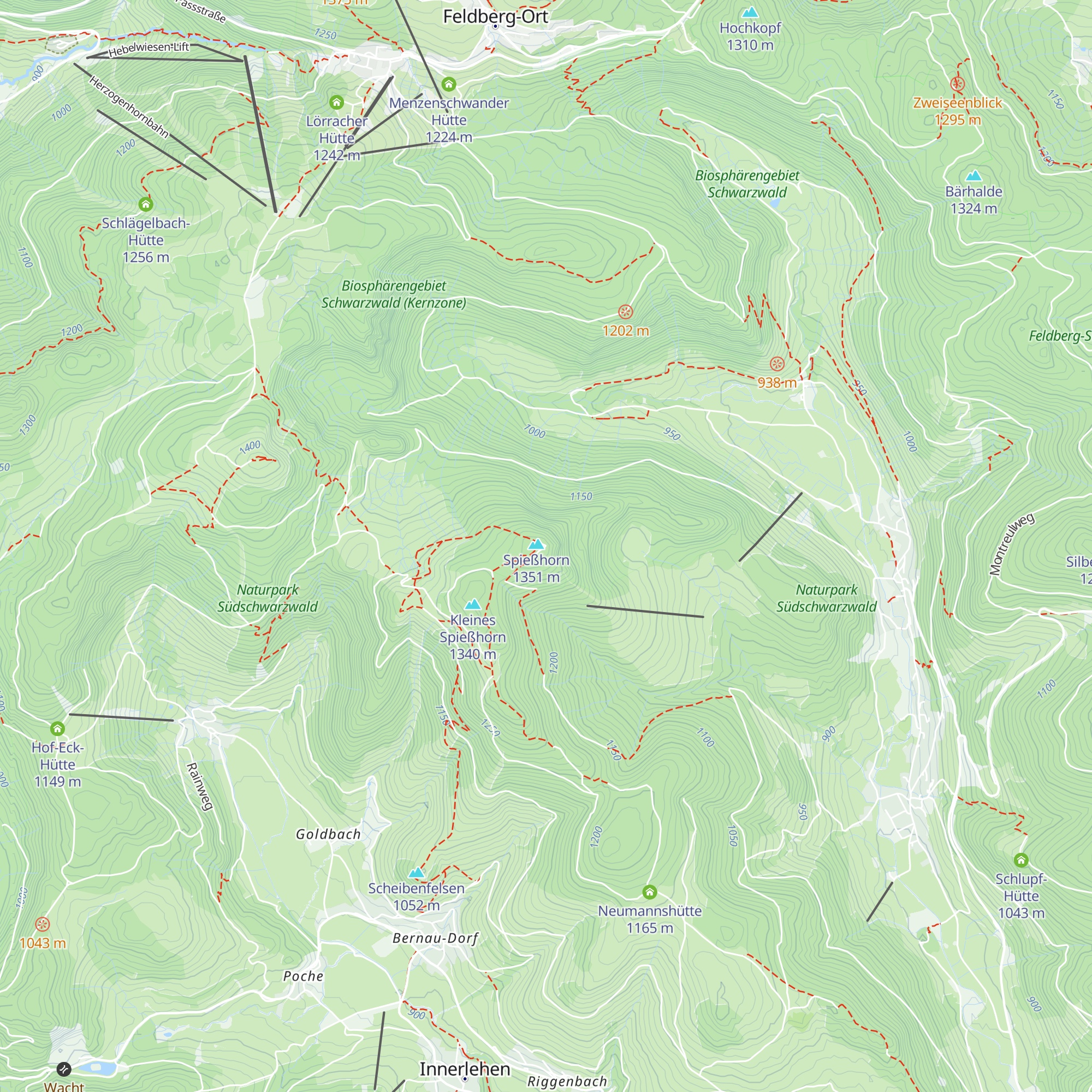 Spießhornhütte map