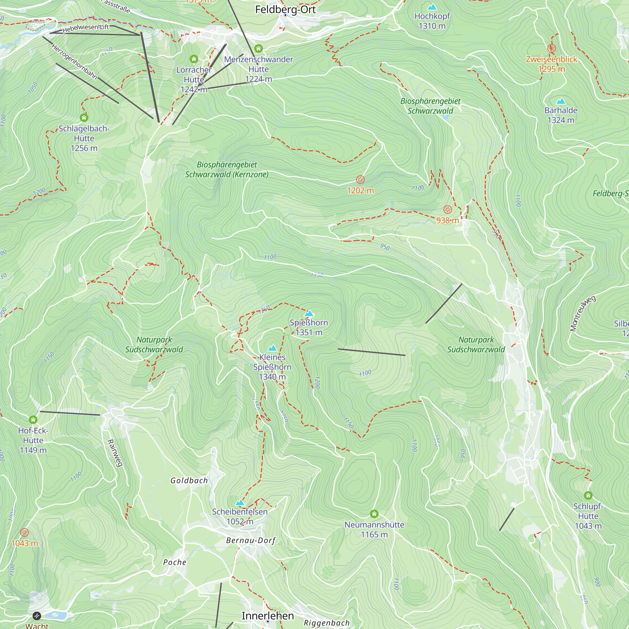 Spießhornhütte map
