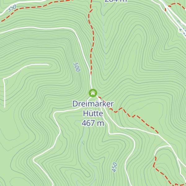 Map of Dreimärker Hütte