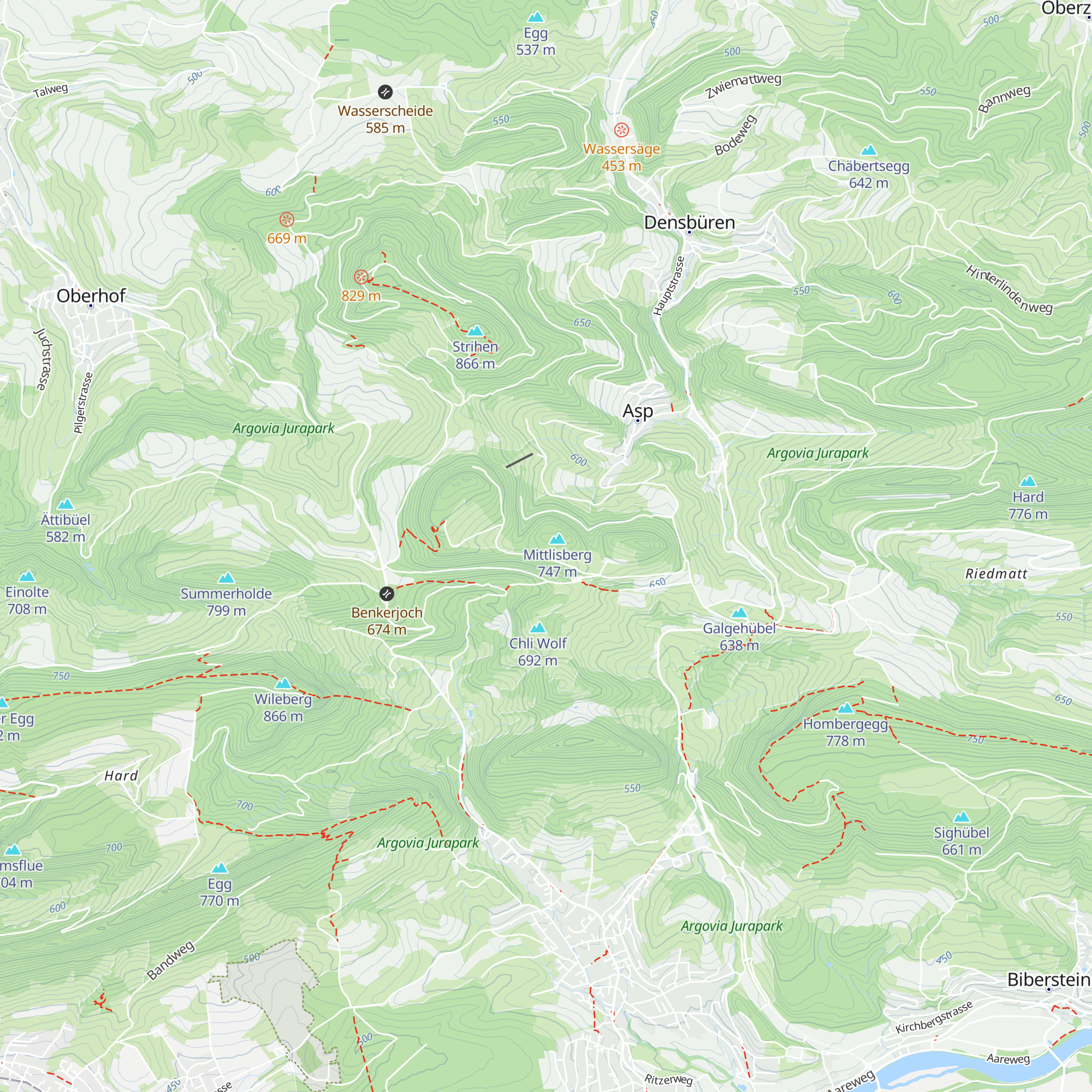 Schwitzhütte map