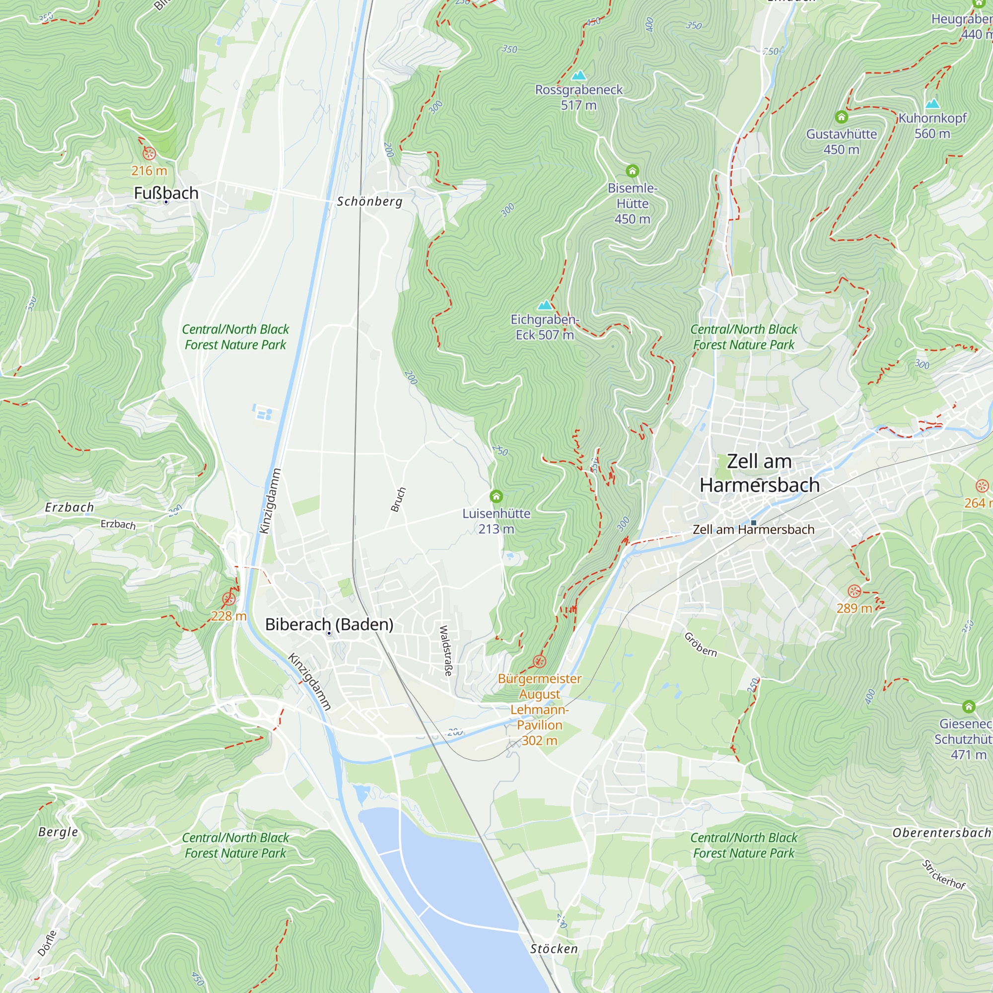 Luisenhütte map