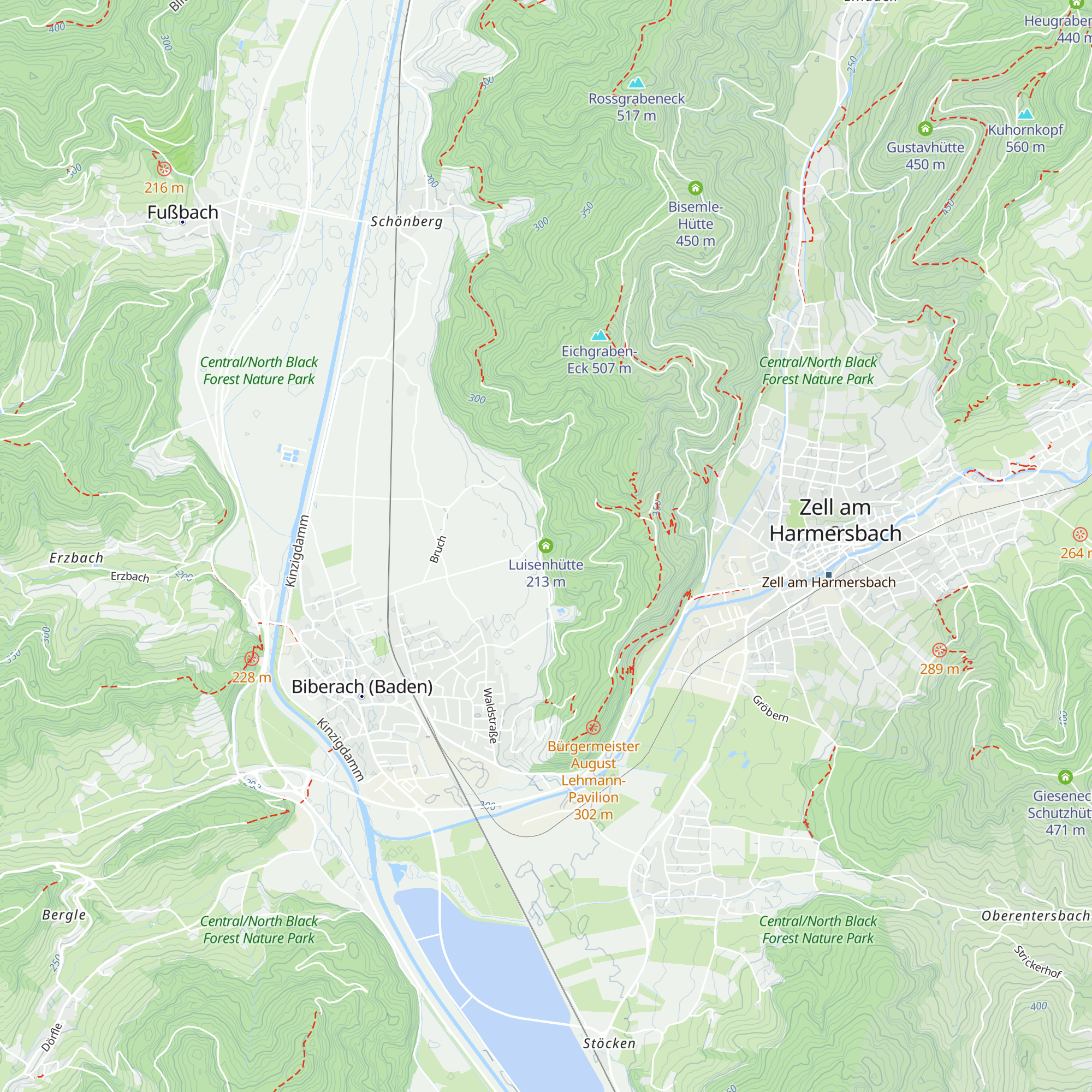 Luisenhütte map