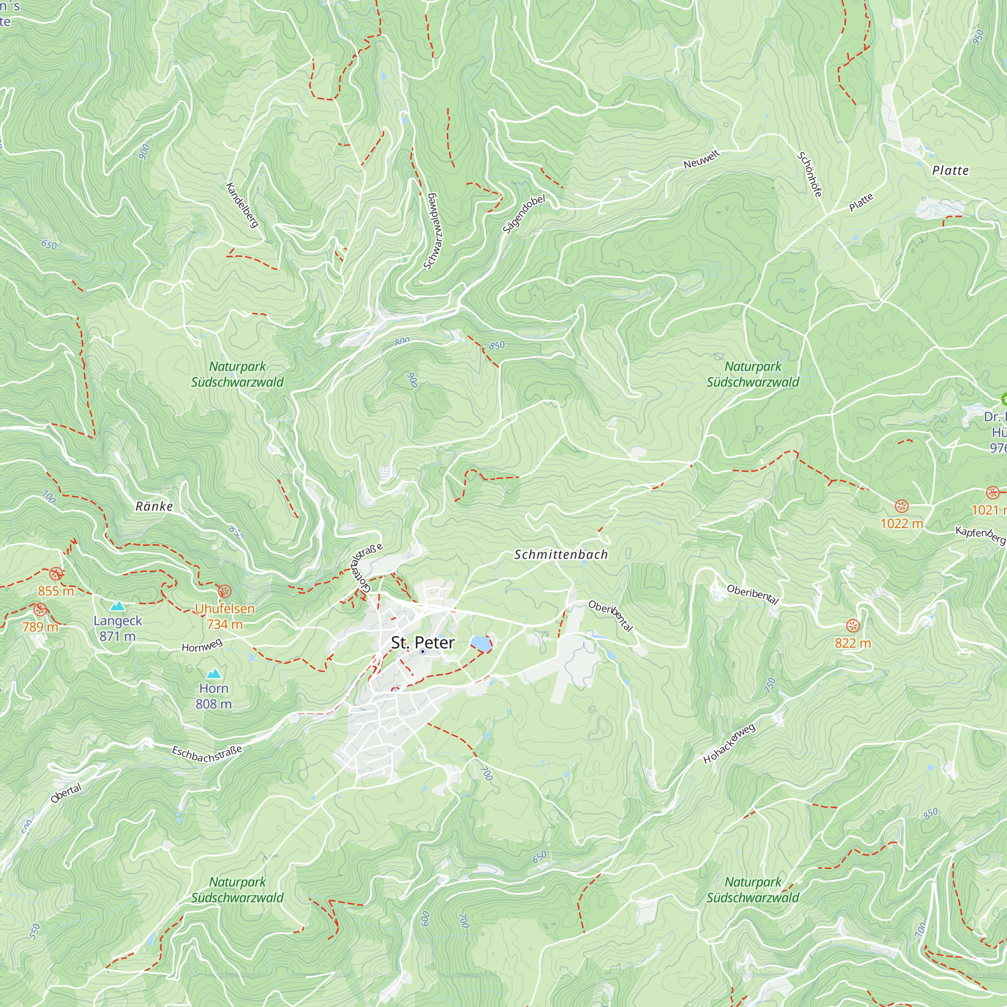 Berghofhütte map