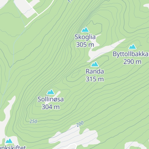 Map of Slåbakkan