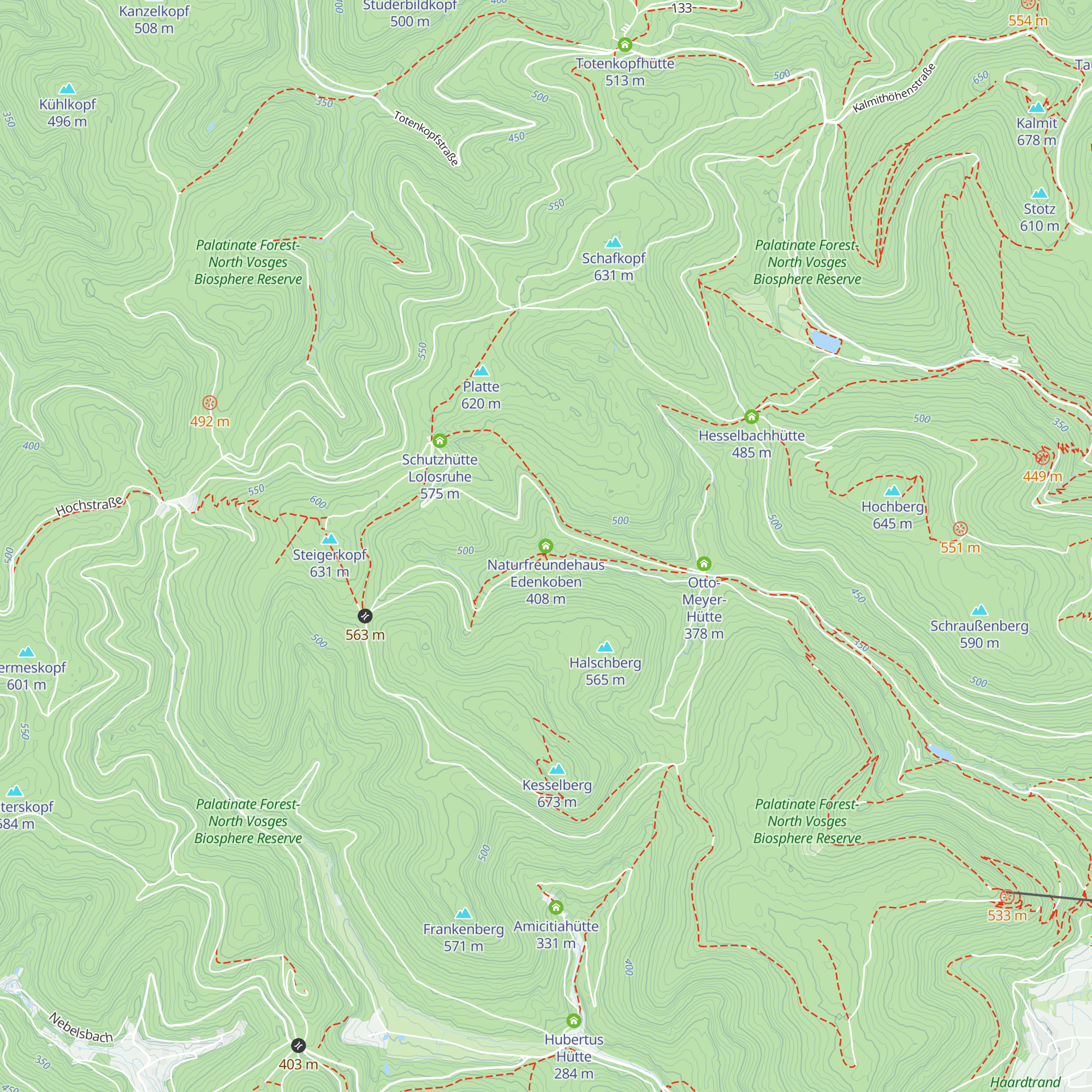 Naturfreundehaus Edenkoben map