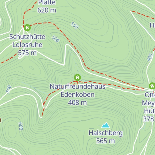 Map of Naturfreundehaus Edenkoben