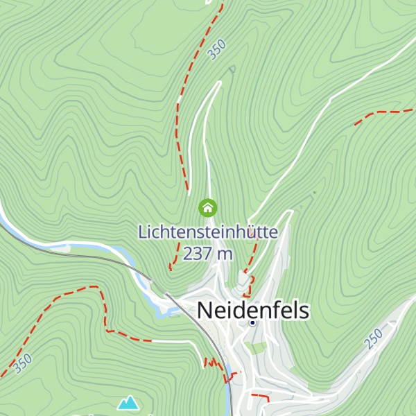 Map of Lichtensteinhütte