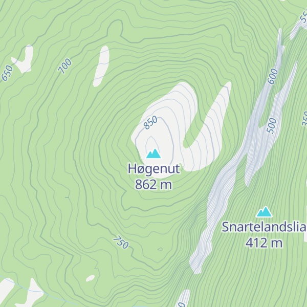 Map of Høgenut