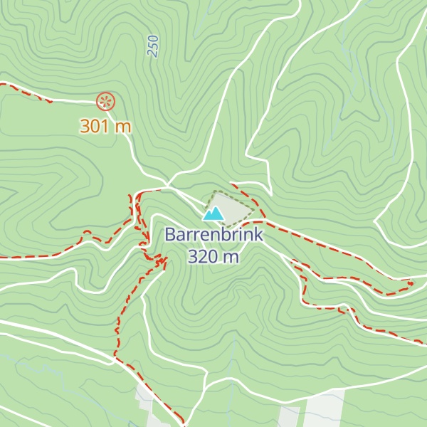 Map of Barrenbrink