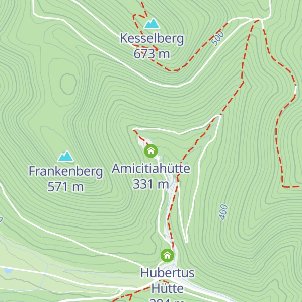 Map of Amicitiahütte