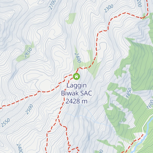 Map of Laggin Biwak SAC
