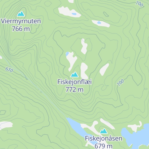 Map of Fiskejonflæi