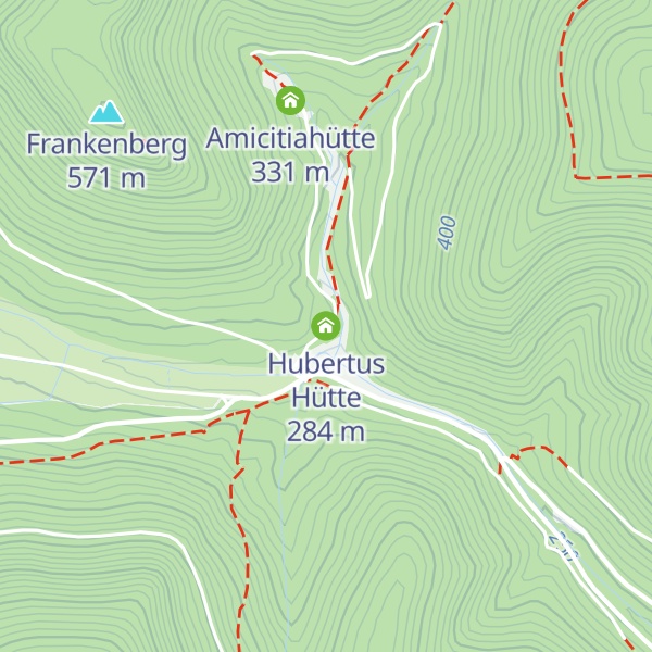Map of Hubertus Hütte