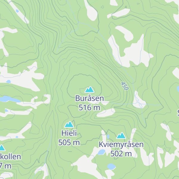 Map of Buråsen