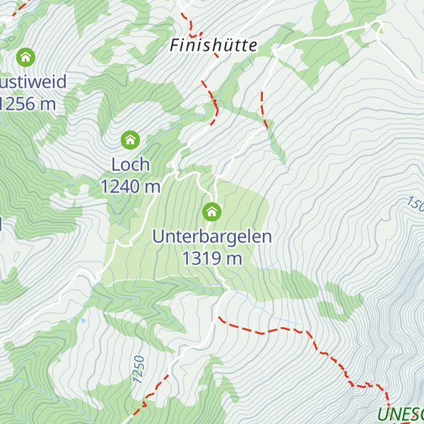 Map of Unterbargelen