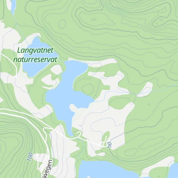 Map of Høybuhaugen