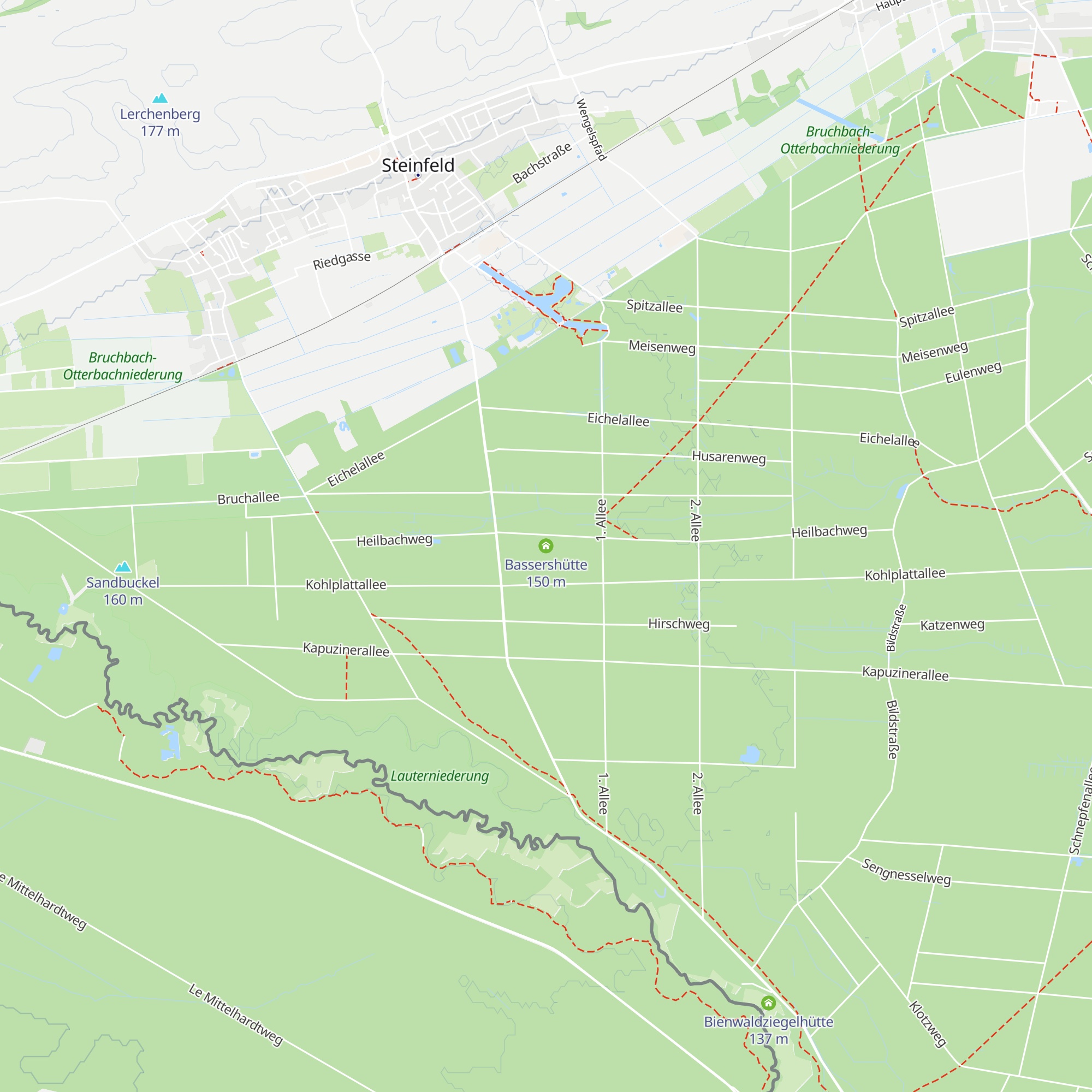 Bassershütte map