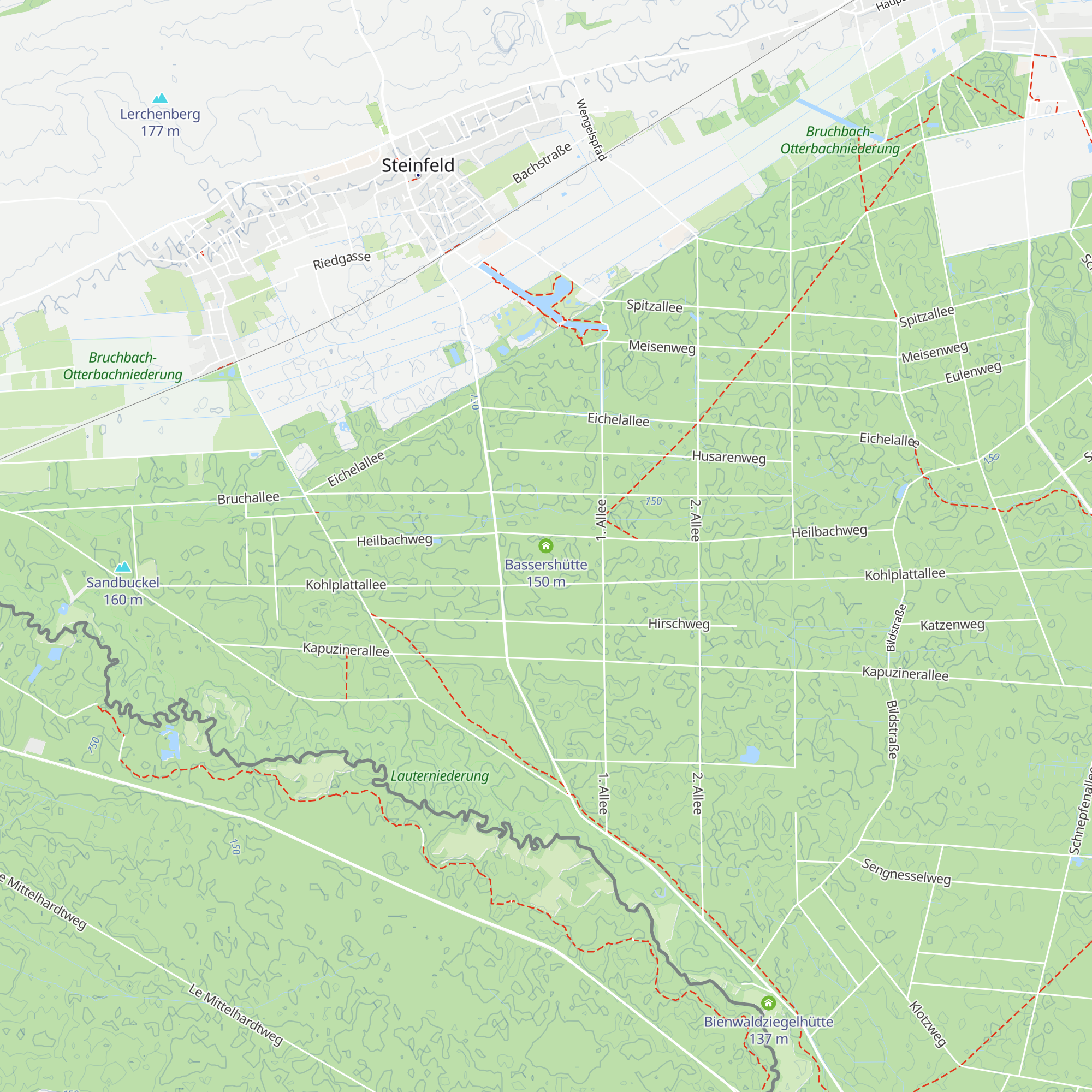 Bassershütte map
