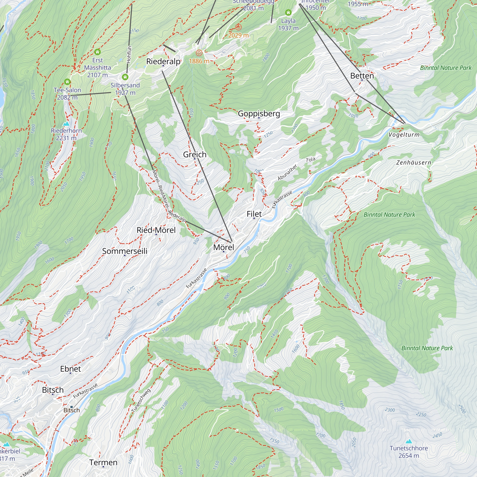 Furka map