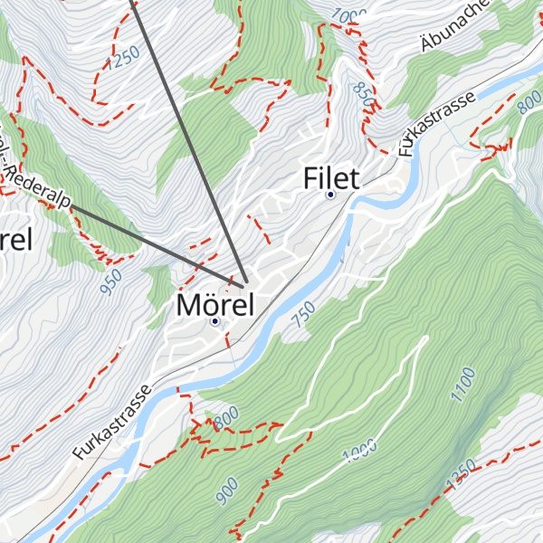 Map of Furka