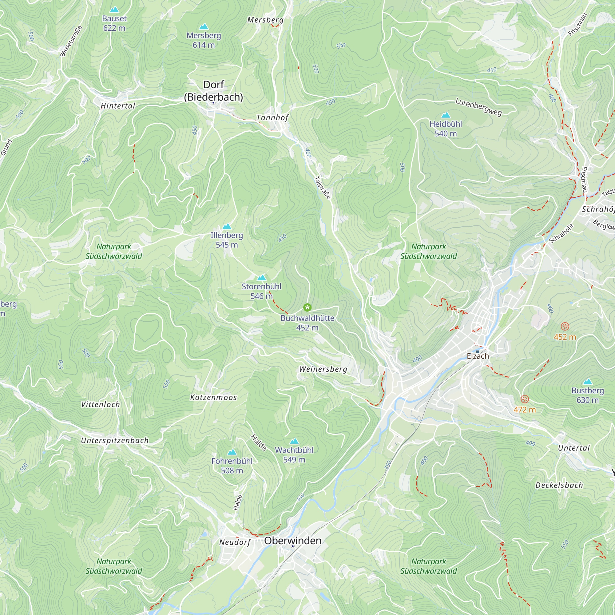 Buchwaldhütte map