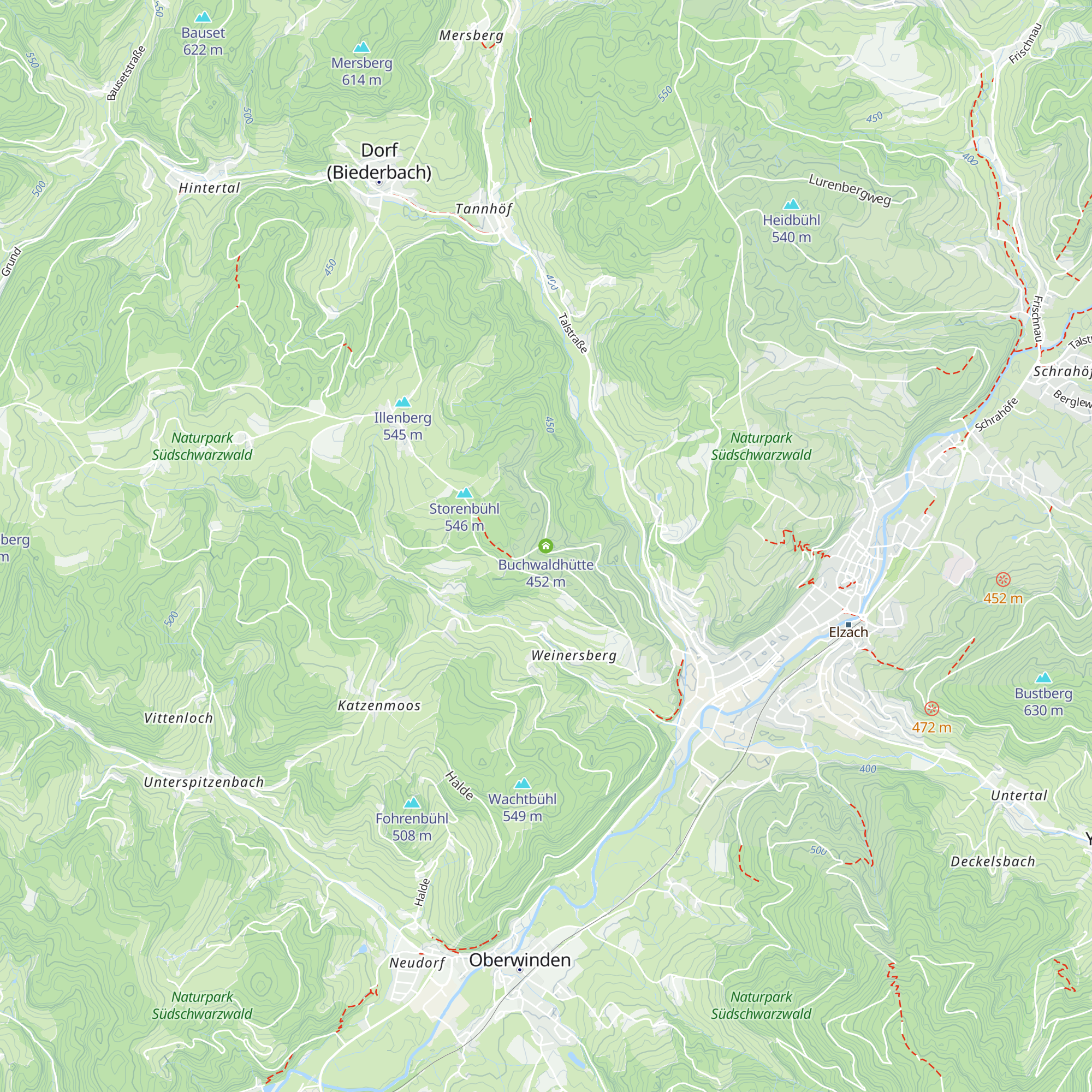 Buchwaldhütte map