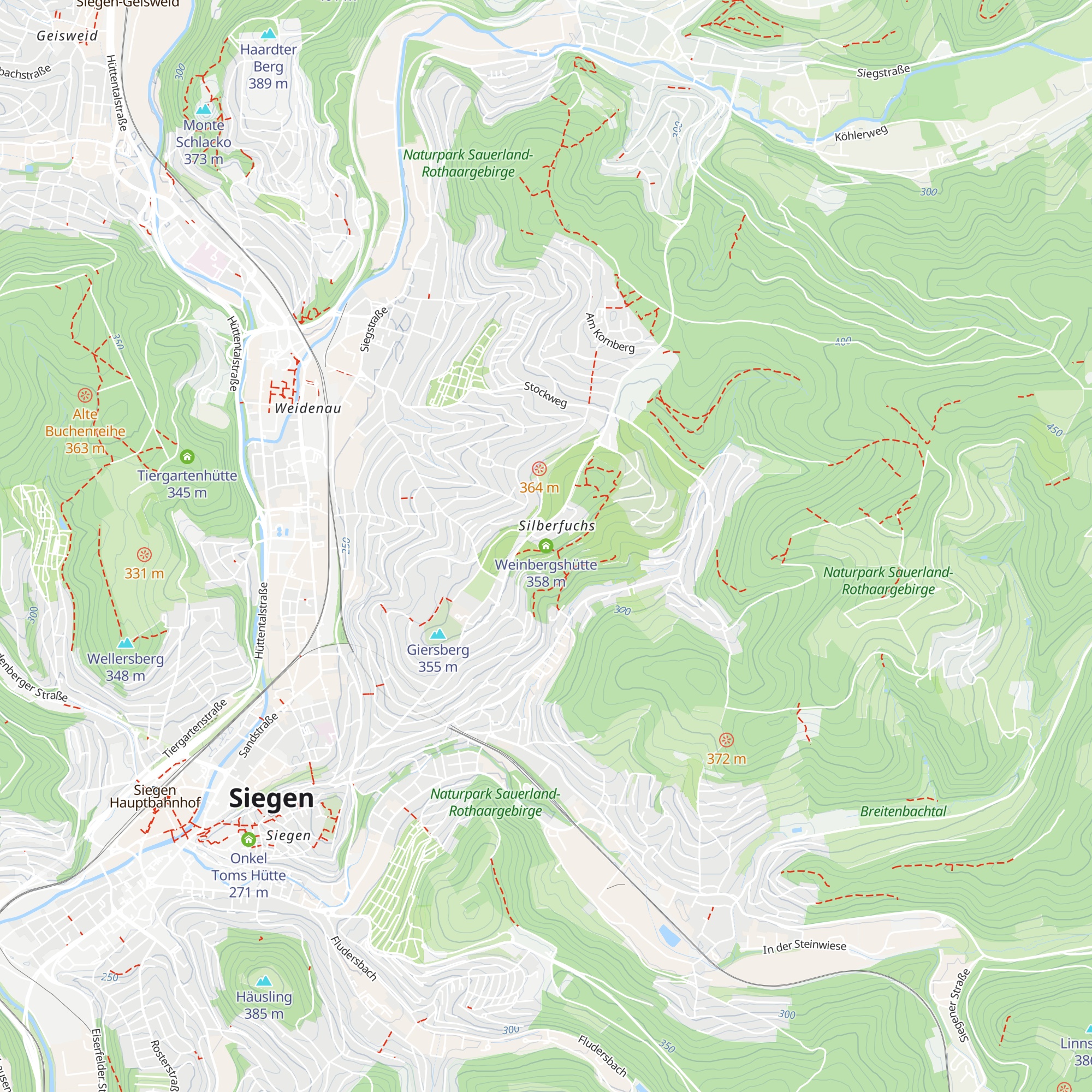 Weinbergshütte map