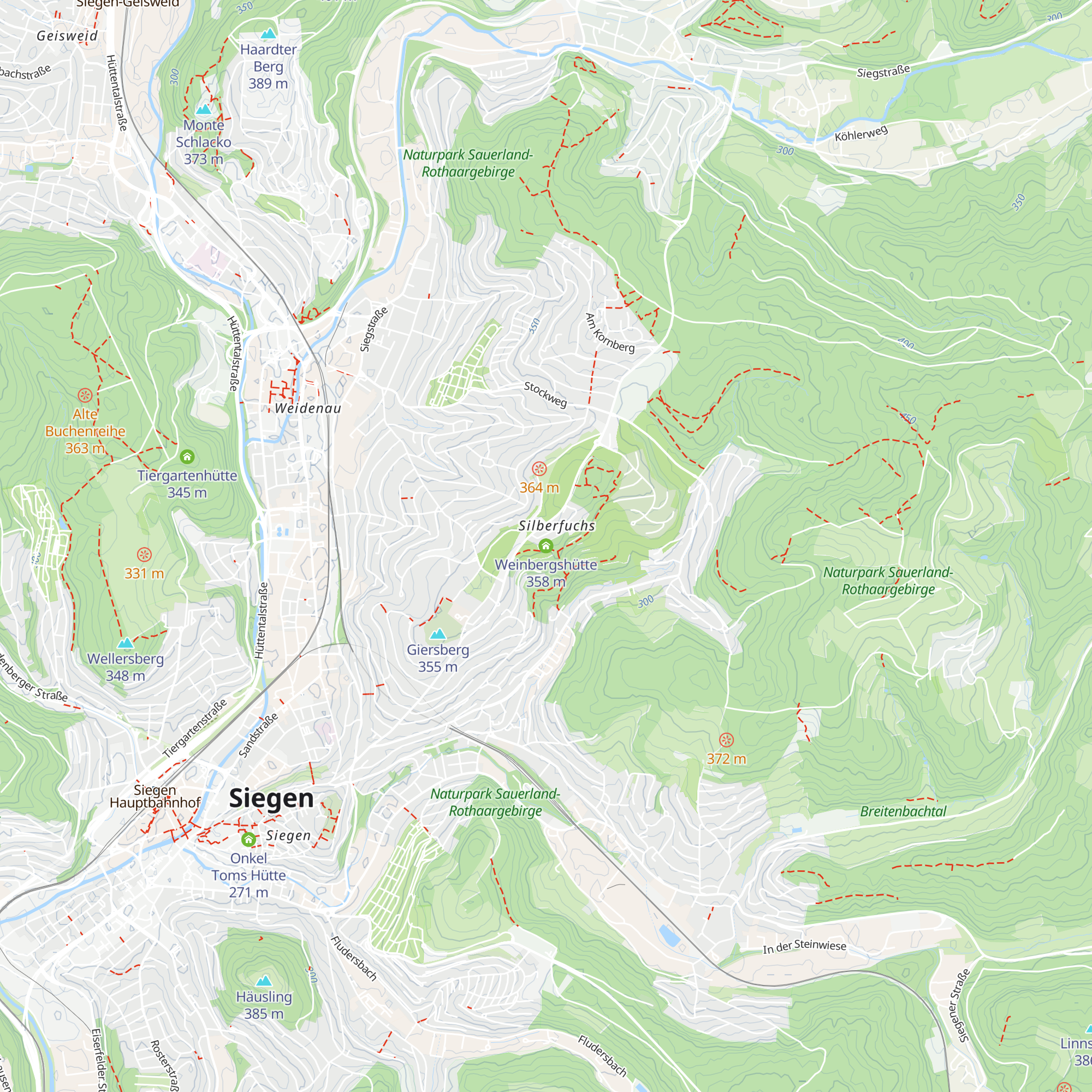 Weinbergshütte map
