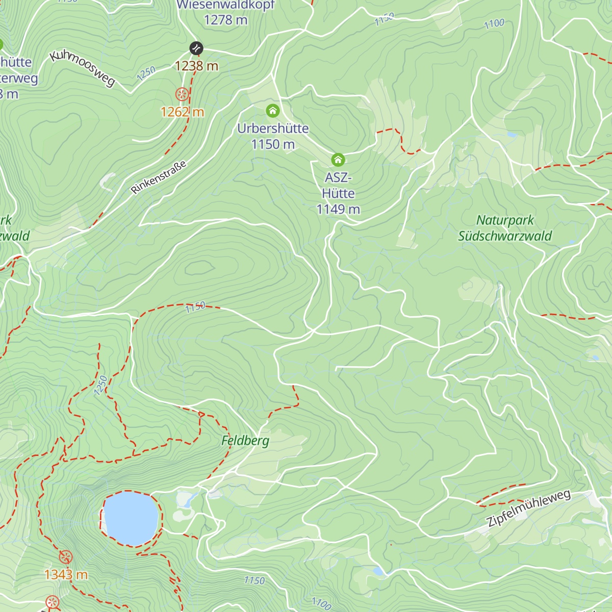 Rufenhütte map