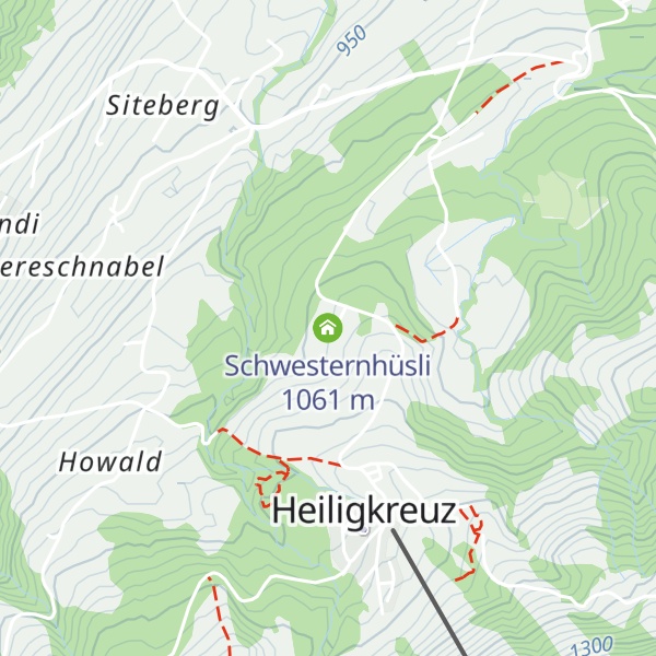 Map of Schwesternhüsli