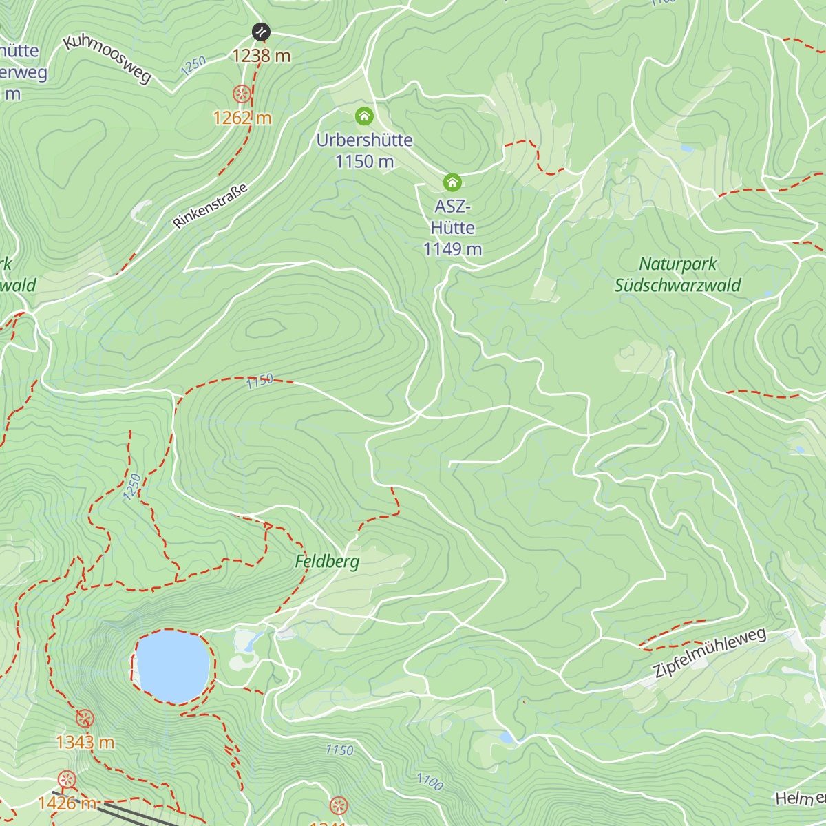 Schutzhütte Rufenholzplatz map