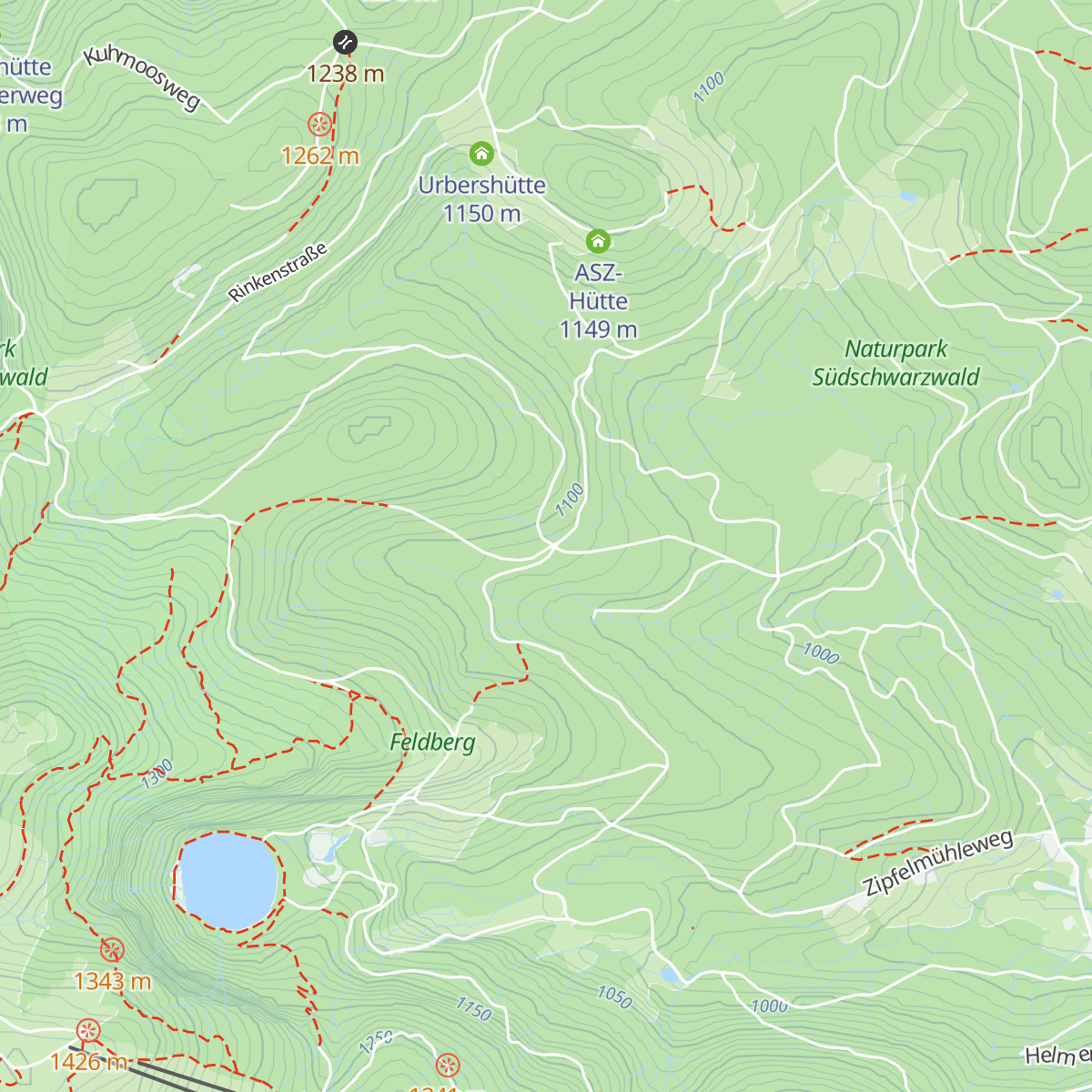 Schutzhütte Rufenholzplatz map