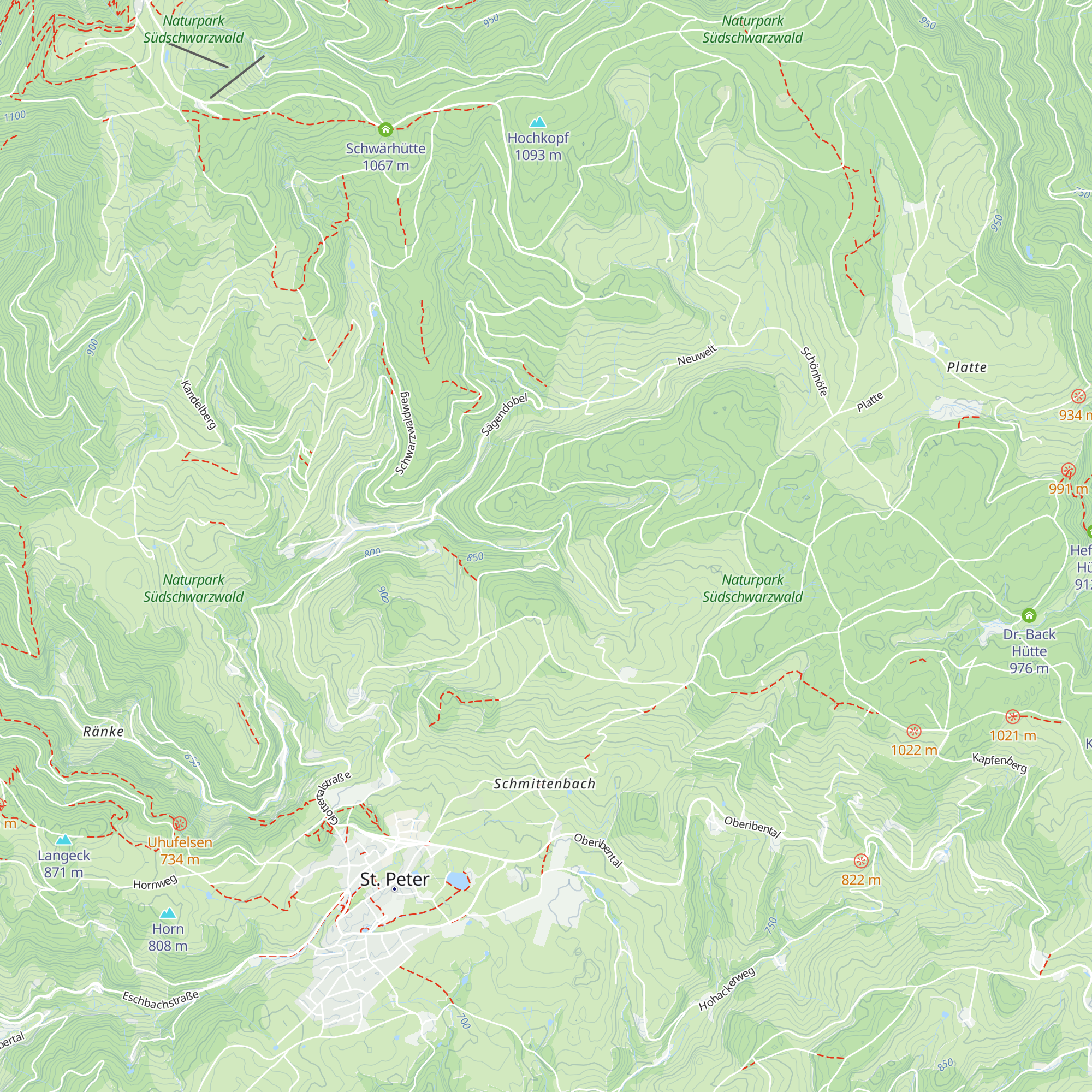 Bodenhursthütten map