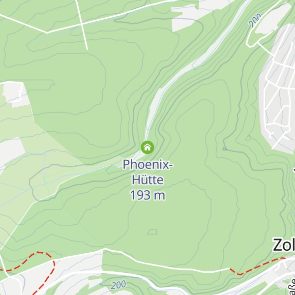 Map of Phoenix-Hütte