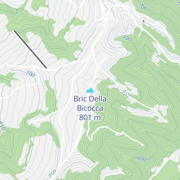 Map of Bric Della Bicocca