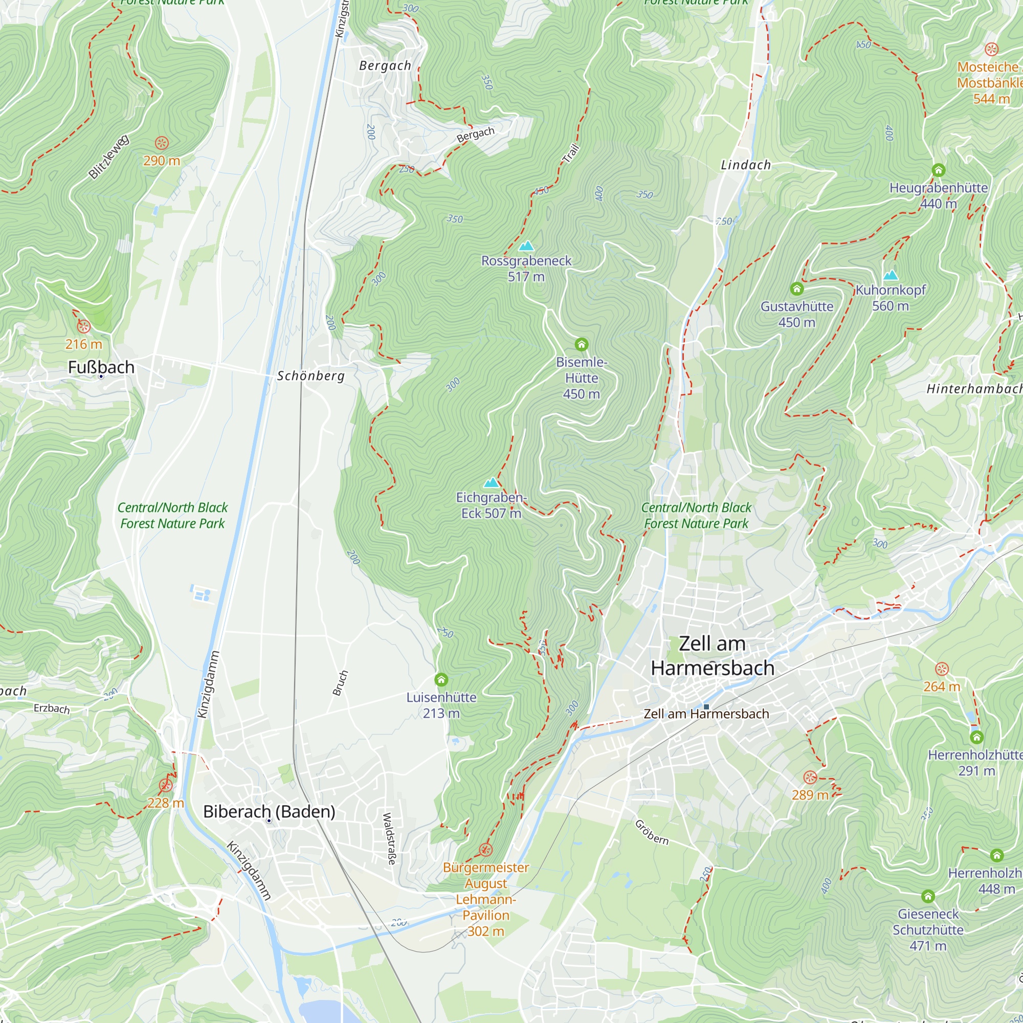 Siegfried Liebert Hütte map