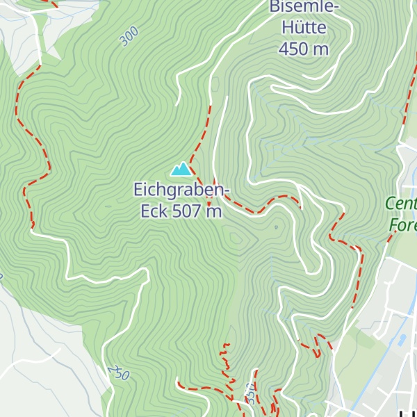 Map of Siegfried Liebert Hütte